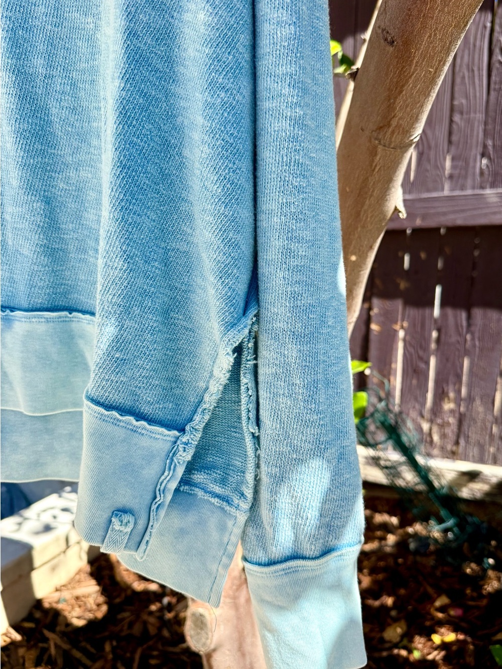 Free People | We the Free Timmy Turtle Pullover in Catalina Blue, Sz. M - Picture 5 of 6